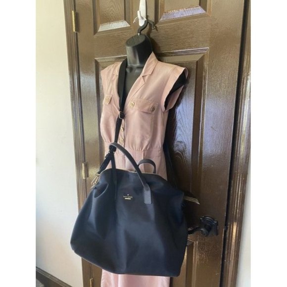 Kate Spade Extra Large Navy Nylon Weekendtravel Bag - Picture 7 of 12